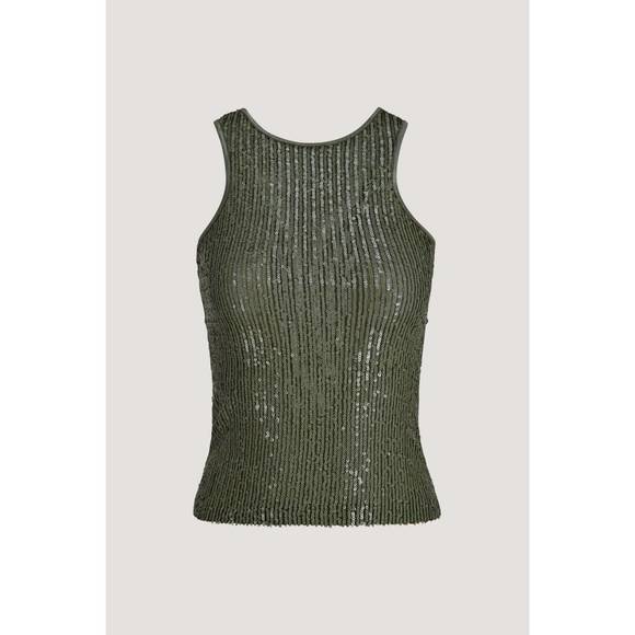 NEW IN THE MOOD FOR LOVE tanja solid top in olive - Picture 2 of 2